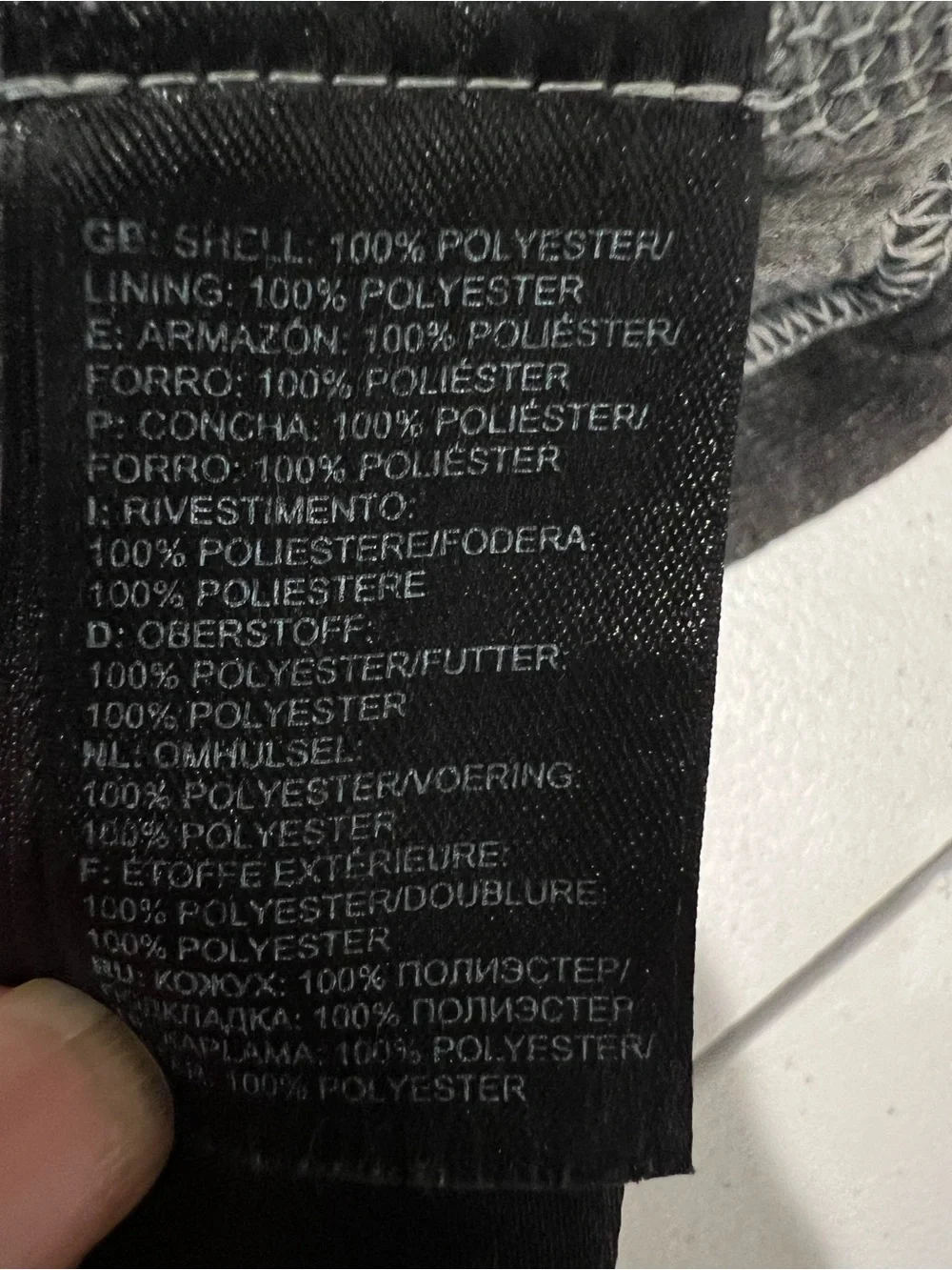 The North Face soft grey
